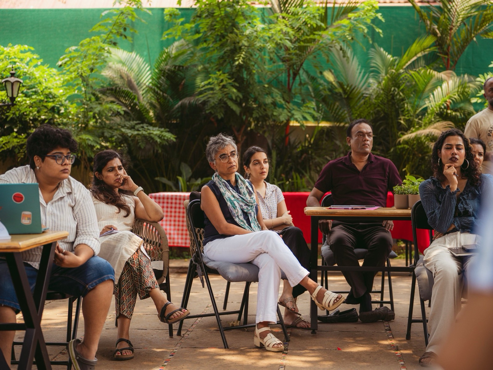 Participants listening during a session at the 10K2Zero Brainstorming Lab